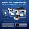 OREiN Motion Sensor Outdoor Flood Light 42W 6500LM, Super Bright