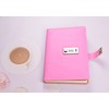 JunShop Lock Diary Combination Locking Journal Locked Notebook Writing Notebook