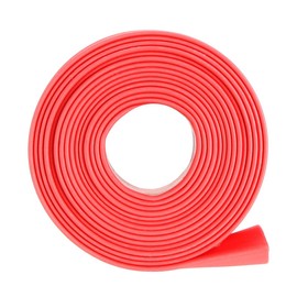 sourcing map Heat Shrink Tubing 25mm Flat Width 1m 2:1 Heat Shrink Tube Wire Wrap Red
