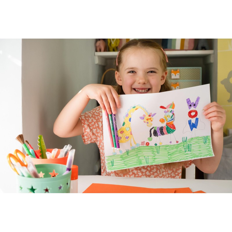 BIC Kids Kid Couleur Felt Tip Pens 36 Colours Water