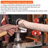 Wood Lathe Steady Rest, JAZORR L Shape Woodworking Steady Rest,