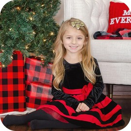 Christmas Glitter Bow Hair Clip Christmas Hair Accessories Christmas Hair Barrettes Sparkly Hair Bow Clips Christmas Clips for Hair Gold Hair Clip 2pcs Christmas Hairpin