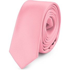 Ladeheid SP-5 Men's Narrow Tie, 150 x 5 cm - pink