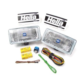 Fog Light Kit, Hella 74506 Clear 550 Series, fits all Land Rovers