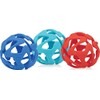 Nuby 100% Silicone Tuggy Teether Ball, 6 Months +, Colors