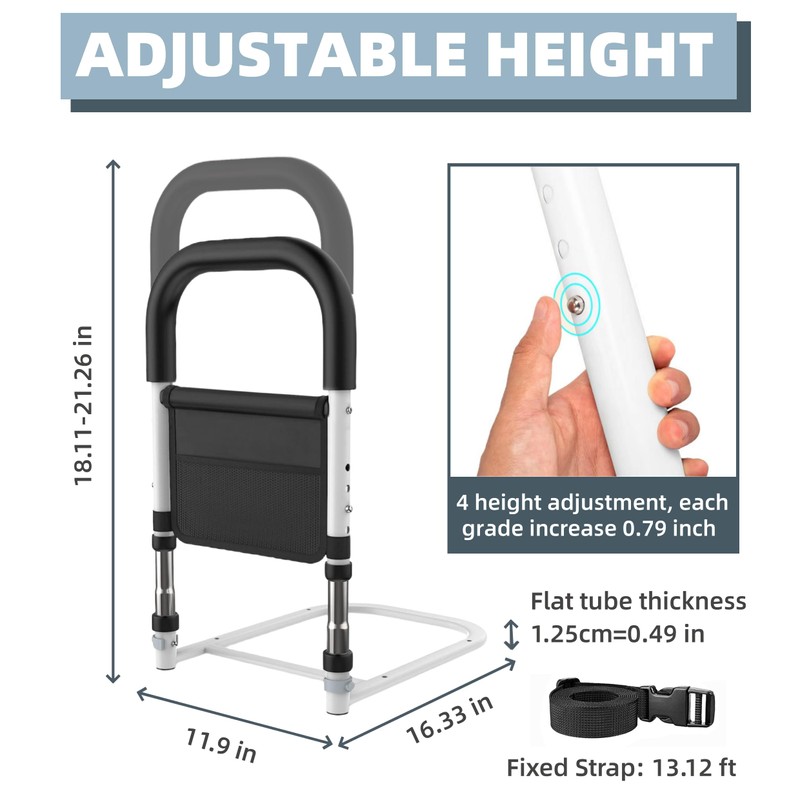 BOLESHU Bed Rails for Elderly Adults Safety, Medical Bed Assist