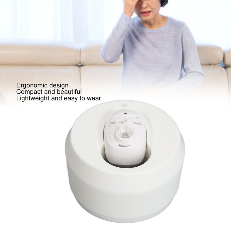 Elderly Digital Sound Aids Rechargeable Mini Silicone Earplug Noise Cancelling