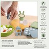 WAJIAYON Baby Breastmilk Popsicle Molds & Baby Fruit Feeder (2