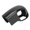 2Pcs Gear Shift Knob Cover Trim Protective Carbon Fiber Gear