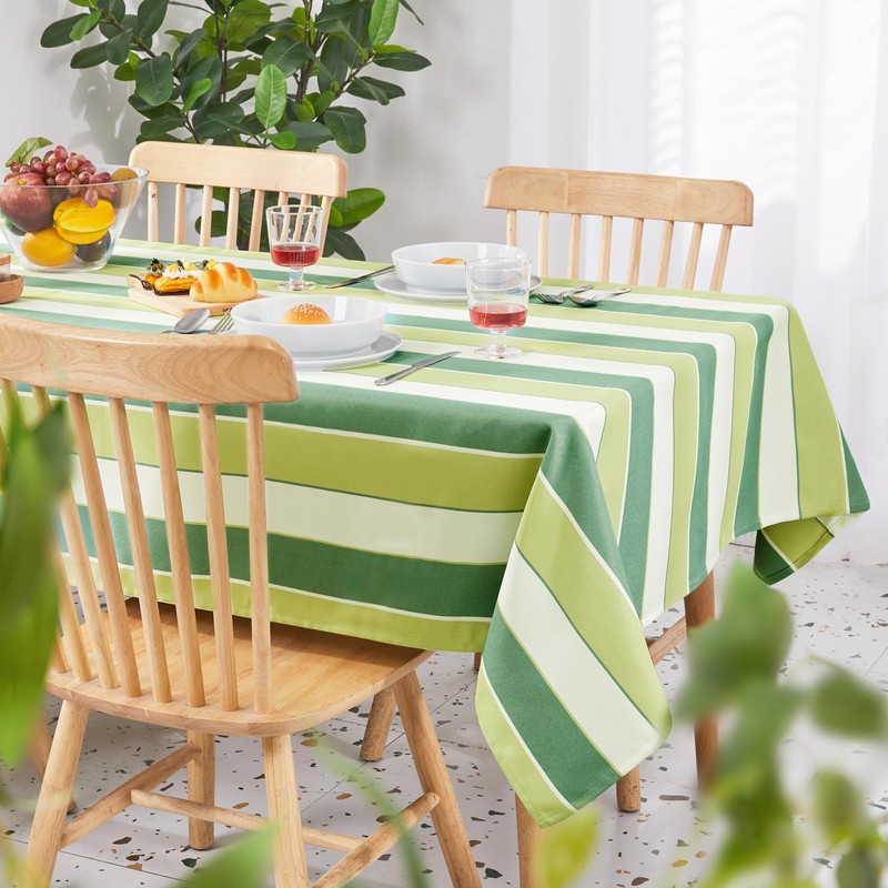 Deconovo Lotus Effect Table Linen, Machine Washable Tablecloth, Waterproof, Easy