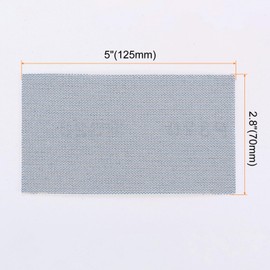 QUARKZMAN 15 Stück Mesh-Schleifblätter 320 Körnungen 2,8" x 5" Nass-/Trockenschleifpapier Staubfreie Klett- und Schleifpads für Auto Holzbearbeitung Metallpolitur & Schleifen