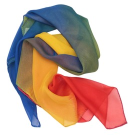 FAIRYGATE Chiffon Kopftuch für Frauen wie Seidensatin Schal zum Einwickeln der Haare in der Nacht Bandana Quadratischer Designer Schal zum Schlafen DA2719