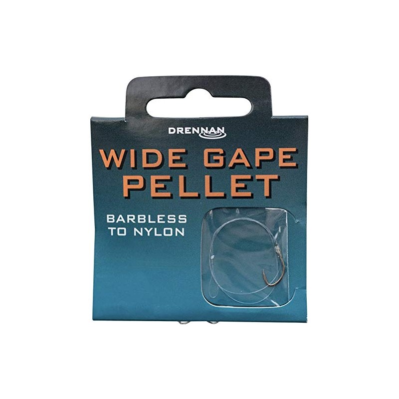 Drennan Wide Gape Pellet Hooks To Nylon 16 To 3lb