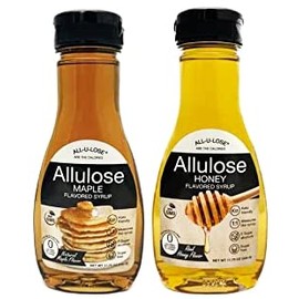 BetterTaste Natural Maple & Honey Flavored Allulose Syrup, 11.75-Ounce Bottle of Each Combo Pack, Zero Calorie Sugar Substitute, Non-GMO, Non-Erythritol, Gluten Free & Vegan Liquid Sweetener