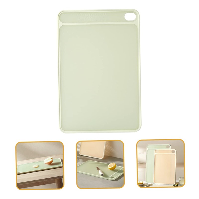 Alipis Cutting Boards for Kitchen Sturdy Skid-Resistant Green Medium Size