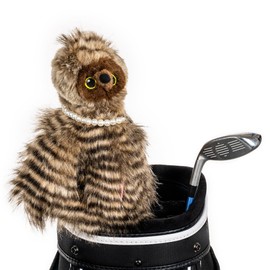 Daphne's Headcovers Owl Hybrid Headcover | Premium Hybrid and Fairway Wood Headcovers | Funny Golf Club Covers | Stylish Protection for Clubs | Men's Golf Gear | Hybrid Headcover for Men and Women