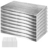 8P Garage Door Insulation Panels Kit 0.24"T Double Bubble Reflective