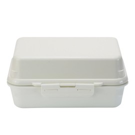 Miyoshi Seisakusho 0101-0182 GEL-COOL Lunch Box, Integrated Ice Pack, Milk WH Deli