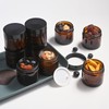 Bumobum 2 oz Glass Jars with Lids, 7 pack Small
