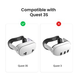 KIWI design KIWI design V4 Facial Interface Face Pads Compatible with Oculus/Meta Quest 3S, NOT Compatible with Meta Quest 3