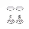 Remaches de piel de doble tapa de 8 mm x