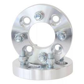 Smart Parts 2 QTY Golf Cart Wheel Spacers 1" fits all 4x4 bolt patterns with M12x1.25 Studs