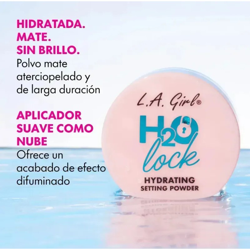 Polvo Fijador H2o Lock Hydrating Setting Powder L.a. Girl Soft