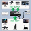4K HDMI Splitter 1 in 2 Out Mirror Display Not