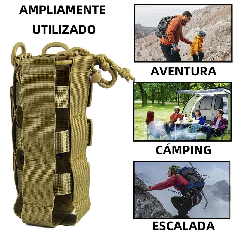 THJOPOKEEL Soporte Ajustable para Botella de Agua con Correa Ajustable
