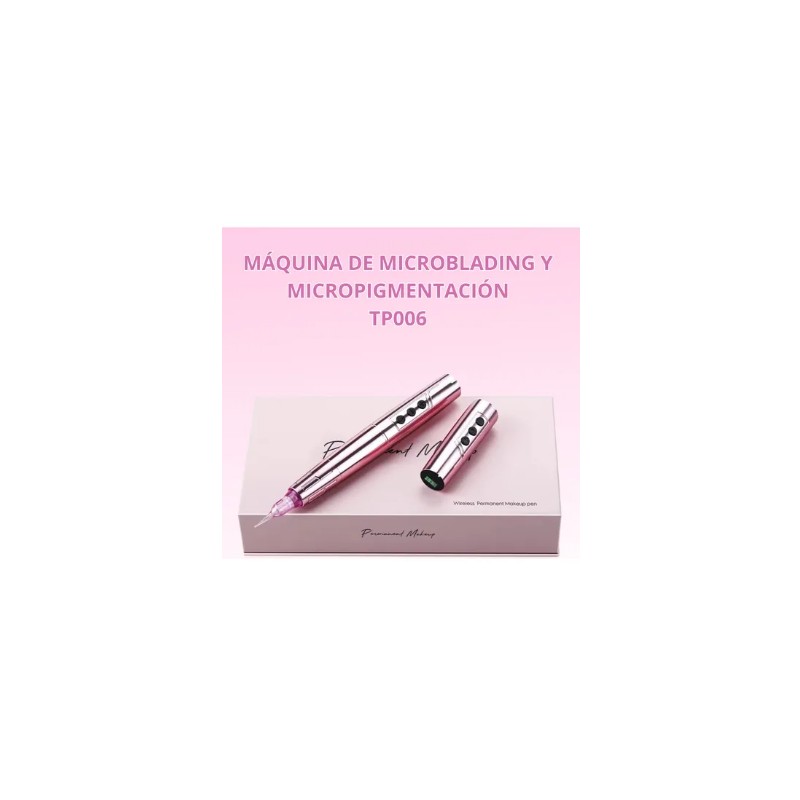 Máquina Pen Inalámbrica Micropigmentación Biomaser Tp006 Rosa