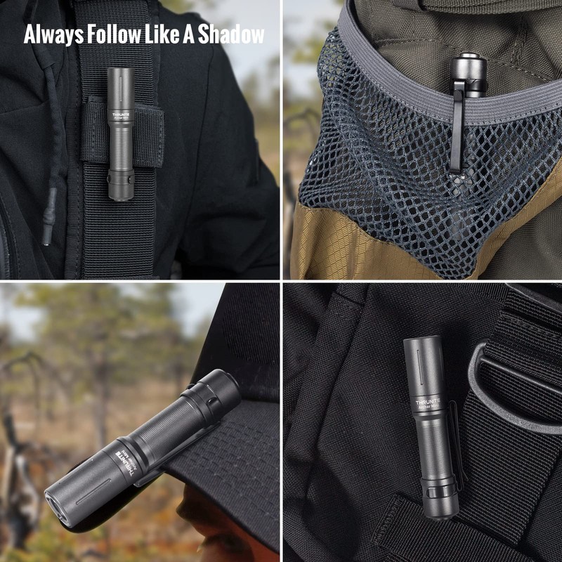 ThruNite EDC Flashlight Archer Mini, 405 Lumens Tail Switch LED