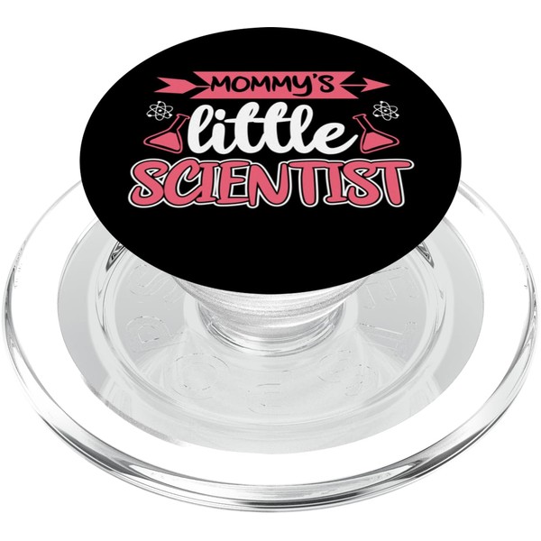 Mommy's Little Scientist glass with fire STEM Family Tee Kid