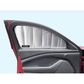 YelloPro Custom Fit Side Window Front Seat Sunshade Accessories (Set of 2) for 2021 2022 2023 2024 Ford Mustang Mach-E Mache SUV, Select, California Route, Premium, GT (Made in USA)