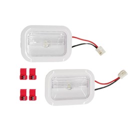 W10695459 W10843353 W11205083 Refrigerator Light(2PC) Compatible with Kenmore Maytag Whirlpool Refrigerator Led Light Replaces W10660728 W10279030 W11205083