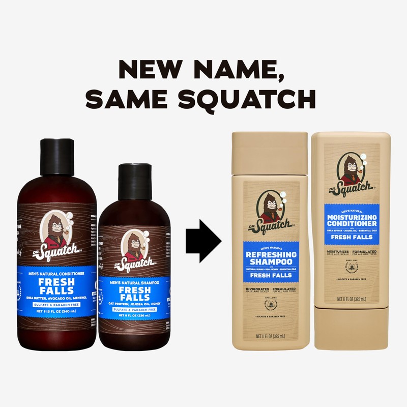 Dr. Squatch Natural Hair Bundle for Men - Healthy, Full