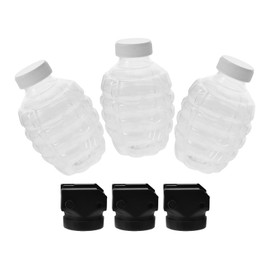 Toyvian 3 Sets Plastic Bottles-Bul-Le-Ts Refill Pineapple Bottle Funnel Pineapple Bottles Kids Shooter Game Accessories For Gel