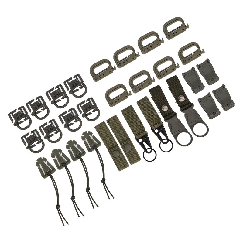 30 Pieces Molle Attachments, Easy to Use Backpack Accessories for