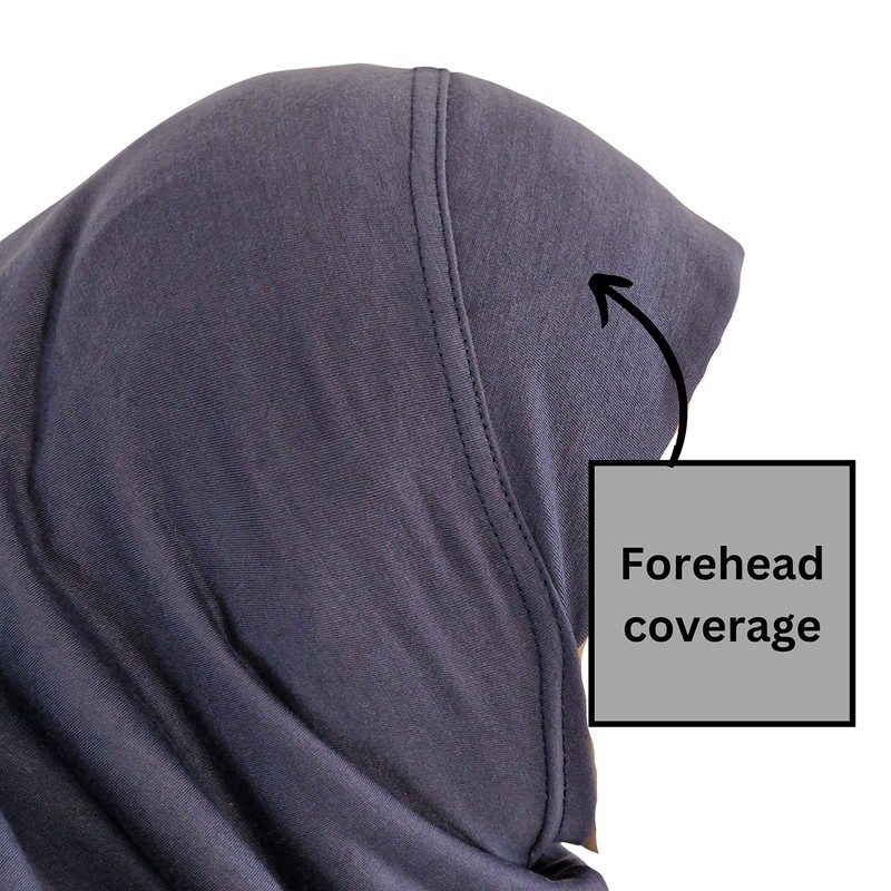 Girls Jersey Hijab instant headscarf cotton viscose plain Amira, readymade