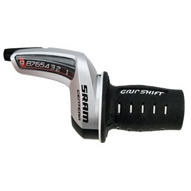 Sram MTB Centera Twist Shifter 9 Speed Rear 2:1 Fits Shimano, Black