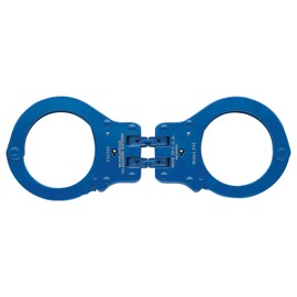 Peerless Handcuff Company, Hinged Handcuff, Model 850N, Hinged Handcuff - Blue Finish