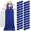 Royal Blue Cheesecloth Table Runner, 10FT x 21.5IN, Semi-Sheer Gauze