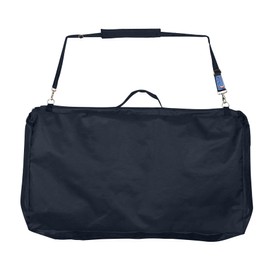 Dura-Tech Supreme Western Saddle Pad Carrier | Color Black | Holds Multiple Pads | Durable 600D Polyester | Breathable Mesh Ends | Adjustable Straps | Expands to 5"