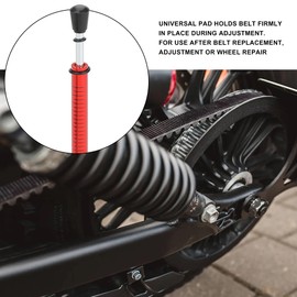 Hromee Belt Tension Gauge 10LbS Specification with L Shaped Pad, Belt Gauge Adjustment Tool for Motorcycle Belt Replacement