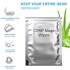 CPAP Mask Wipes Unscented Alcohol Free Cloths 50 Count Cleaning