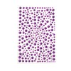 KIMOBER 325pcs Dark Purple Rhinestone Stickers,Self Adhesive Bling Gems Embellishment