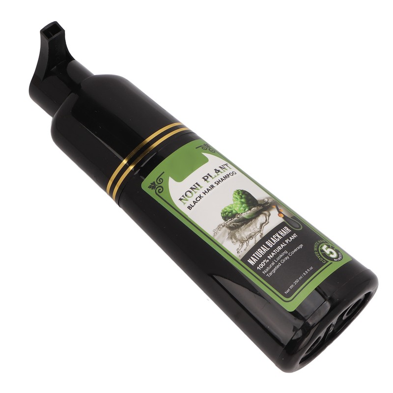 Black Hair Shampoo White Hairs Dye Colouring Quick Dyeing 250ml