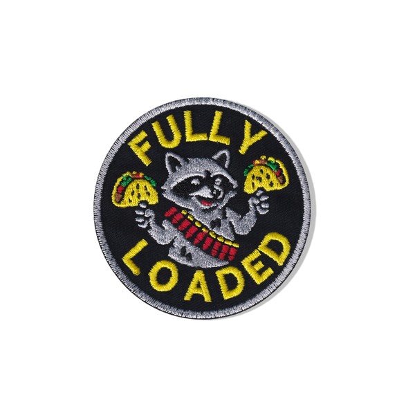 Funny Embroidered Patch – Fully Loaded - Hook and Loop