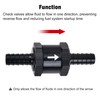 EVIL ENERGY 3/8" Fuel Check Valve One Way Inline Non