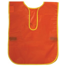 Chenille Kraft Vinyl Artist Smock fits Kids Ages 3-8, Orange