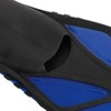 1 Pair Adjustable Swimming Fins TPR Open Heel Long Diving